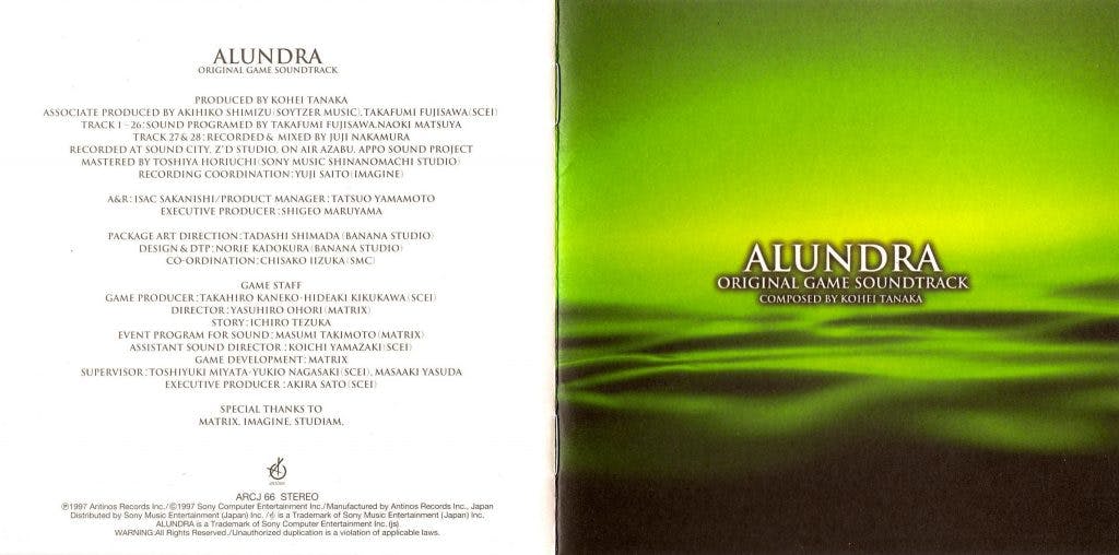 Alundra Original Game Soundtrack